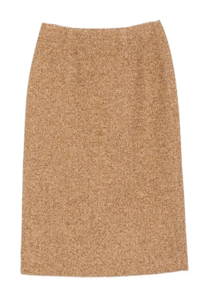 Ermanno Scervino herringbone skirt - Neutrals