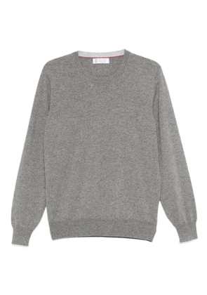 Brunello Cucinelli cashmere crew-neck sweater - Grey