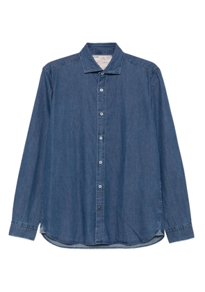 Alley Docks 963 long-sleeve denim shirt - Blue