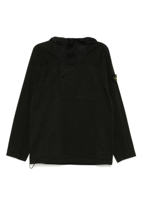 Stone Island cotton jesery hoodie - Black