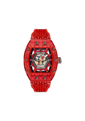 Philipp Plein Crypto King Hexagon Red Phantom 55mm