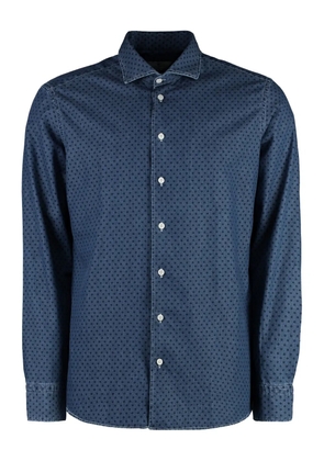 Bastoncino polka dot buttoned shirt - Blue