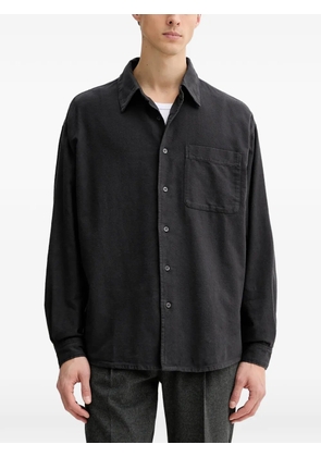 American Vintage Enyway pocket collared shirt - Grey