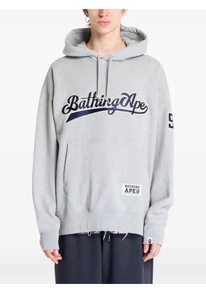A BATHING APE® logo hoodie - Grey