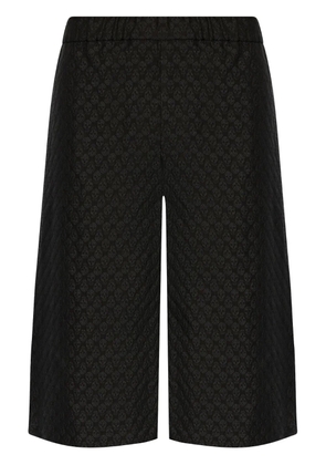 Alexander McQueen jacquard bermuda shorts - Black