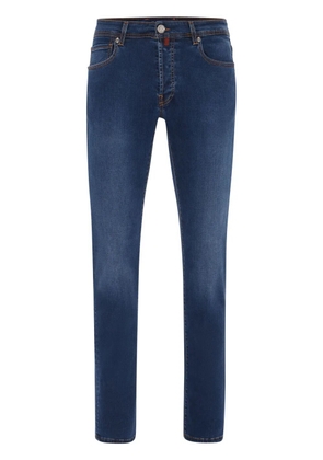 Billionaire logo-embroidered straight-cut jeans - Blue