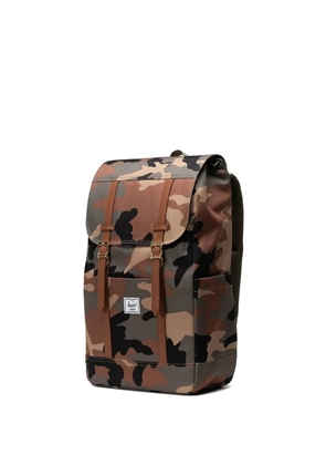 Herschel Supply Co. camouflage buckle backpack - Brown
