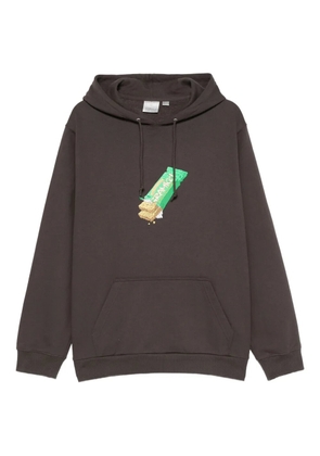Gramicci graphic-print hoodie - Brown