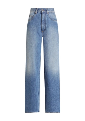 Dolce & Gabbana logo-plaque jeans - Blue