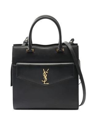 Saint Laurent Pre-Owned 2010 Uptown leather tote bag - Black