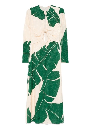 Johanna Ortiz Into The Wild maxi dress - Neutrals