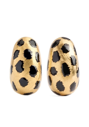 Jacquemus animal-print stud earrings - Gold