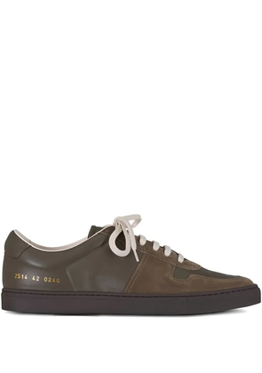 Common Projects BBall leather suede sneakers - Green