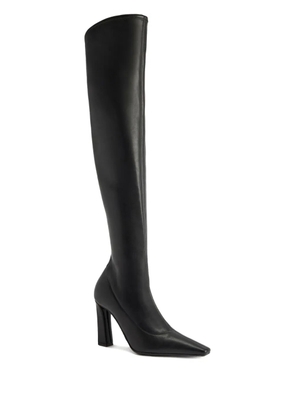 Giuseppe Zanotti square-toe knee-high boots - Black