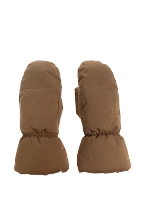 RETHINKIT STUDIOS quilted gloves - Brown