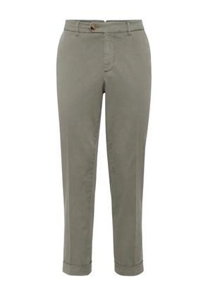 Brunello Cucinelli cropped chino trousers - Green