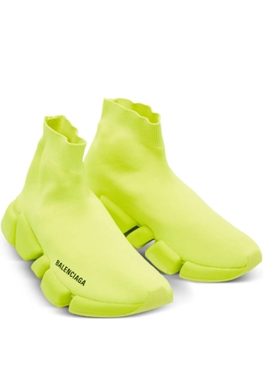 Balenciaga Pre-Owned 2.0 knit speed sneakers - Yellow