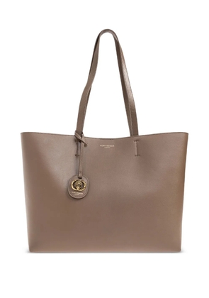 Kurt Geiger London Chelsea logo-plaque shopper tote bag - Brown