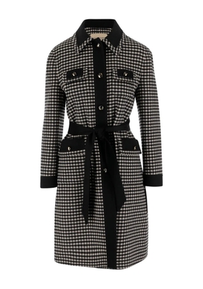 Valentino Garavani Micro Vichy coat - Black