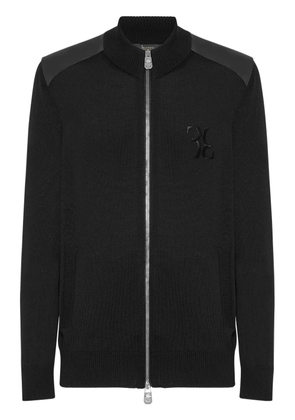 Billionaire panelled track jacket - Black