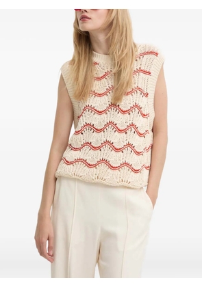 Stine Goya Asger wave vest - Neutrals