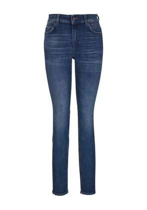 Dorothee Schumacher label-patch jeans - Blue