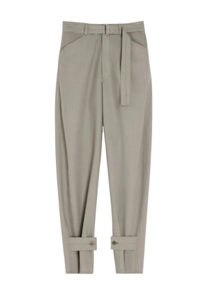 LEMAIRE belted button-tab trousers - Neutrals