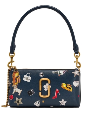 Marc Jacobs mini The Trinket printed shoulder bag - Blue