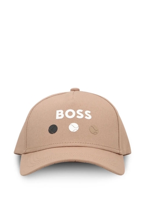 BOSS logo-detail baseball cap - Neutrals