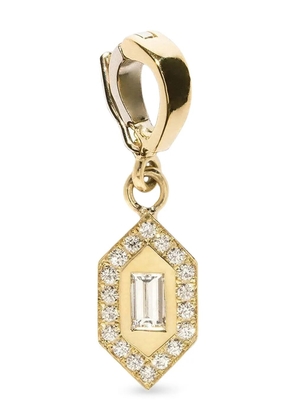 Azlee small diamond pendant - Gold