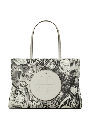 Tory Burch medium Ella chain printed tote bag - Grey