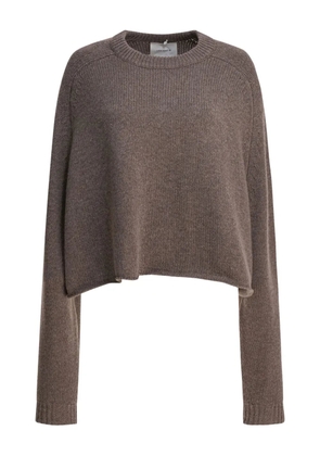 Lisa Yang cashmere cropped sweater - Grey