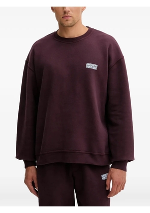 American Vintage Plizzy logo sweatshirt - Purple