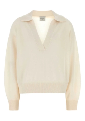 Le Kasha Jackson polo-neck cashmere sweater - Neutrals