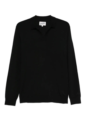MC2 Saint Barth merino wool polo shirt - Black