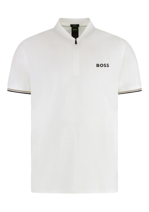BOSS slim-cut polo shirt - White
