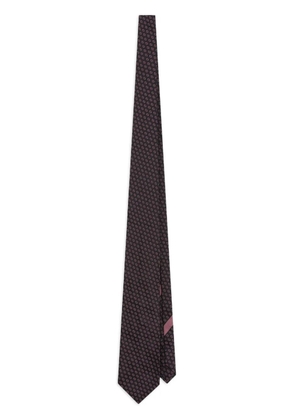 Dolce & Gabbana patterned-jacquard tie - Black
