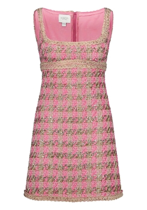 Giambattista Valli lurex tweed minidress - Pink