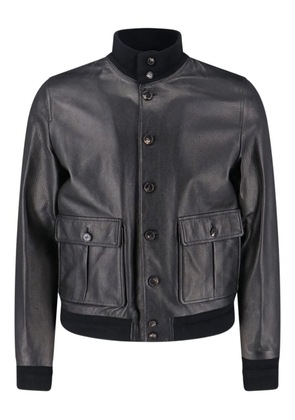 Valstar leather bomber jacket - Black