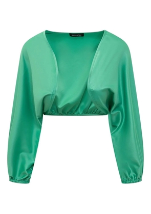 ACTUALEE satin shirt - Green