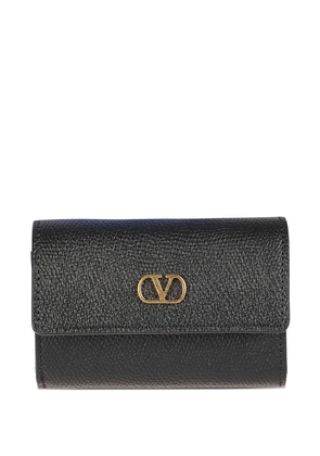 Valentino Garavani Vlogo leather wallet - Black