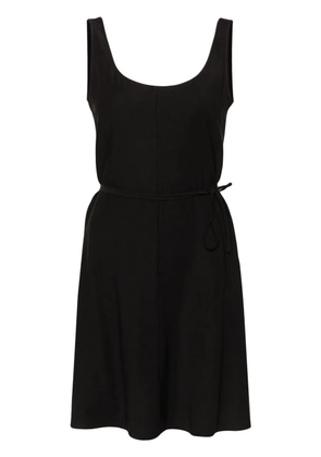 Calvin Klein Jeans scoop-neck twill minidress - Black