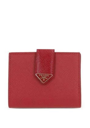 Prada logo wallet - Red