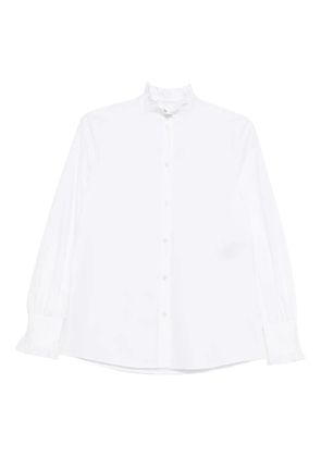 Valentino Garavani ruffled high-neck shirt - White