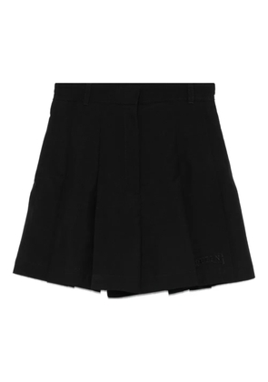 Alexander McQueen pleated shorts - Black