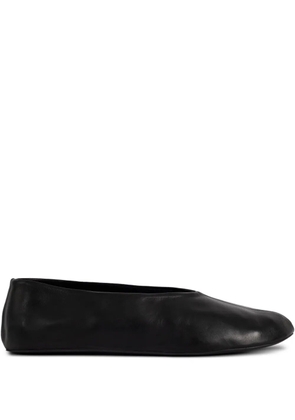 The Row slip-on ballet flats - Black