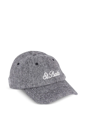 MC2 Saint Barth herringbone-pattern baseball cap - Grey