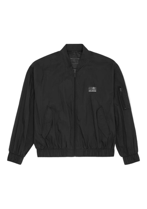 MM6 Maison Margiela X Salomon x Salomon numbers-print bomber jacket - Black