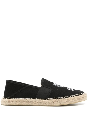 Kenzo Tiger-head espadrilles - Black