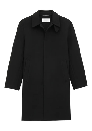 Saint Laurent double-face wool coat - Black